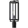 Thumbnail1 of Goson 21-in Black Transitional Outdoor Light Post Lantern