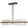 Gossamer 51.9" Wide Large Bronze And Soft Golds LED Pendant
