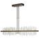 Gossamer 51.9" Wide Large Bronze And Vintage Platinum LED Pendant