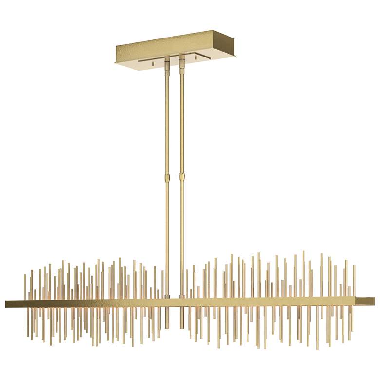 Image 1 Gossamer 51.9" Wide Large Modern Brass And Modern Brass LED Pendant