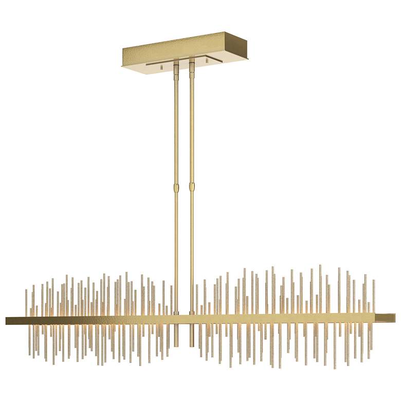 Image 1 Gossamer 51.9" Wide Large Modern Brass And Soft Golds LED Pendant
