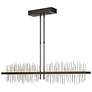 Gossamer 51.9" Wide Large Oil Rubbed Bronze And Platinum LED Pendant