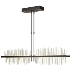 Gossamer 51.9" Wide Large Oil Rubbed Bronze And Sterlings LED Pendant