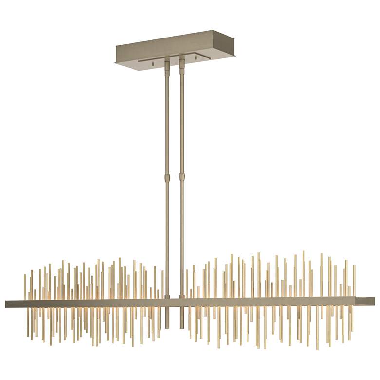 Image 1 Gossamer 51.9" Wide Large Soft Gold And Modern Brass LED Pendant