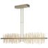 Gossamer 51.9" Wide Large Soft Gold And Modern Brass LED Pendant