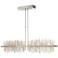 Gossamer 51.9" Wide Large Sterling And Soft Golds LED Pendant