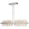 Gossamer 51.9" Wide Large Vintage Platinum And Soft Golds LED Pendant