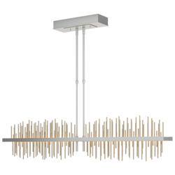 Gossamer 51.9" Wide Large Vintage Platinum And Soft Golds LED Pendant