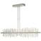 Gossamer 51.9" Wide Large Vintage Platinum And Sterlings LED Pendant