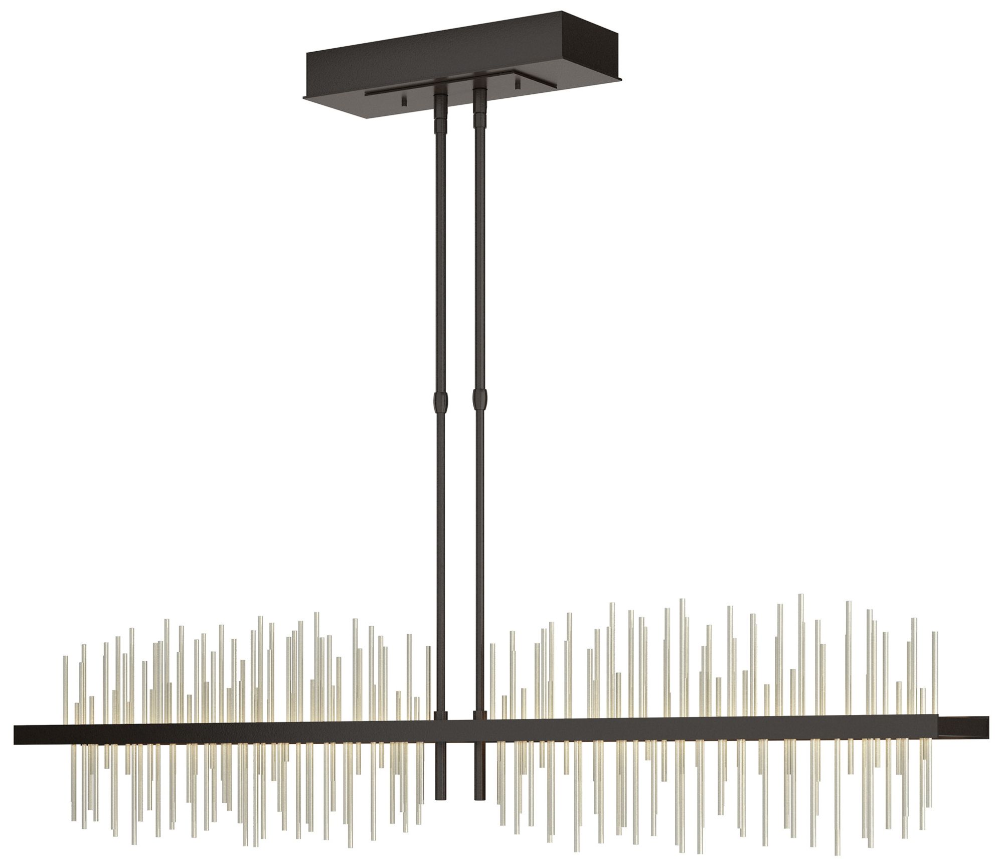 Gossamer 51.9"W Oil Rubbed Bronze &amp; Sterlings LED Pendant Made to