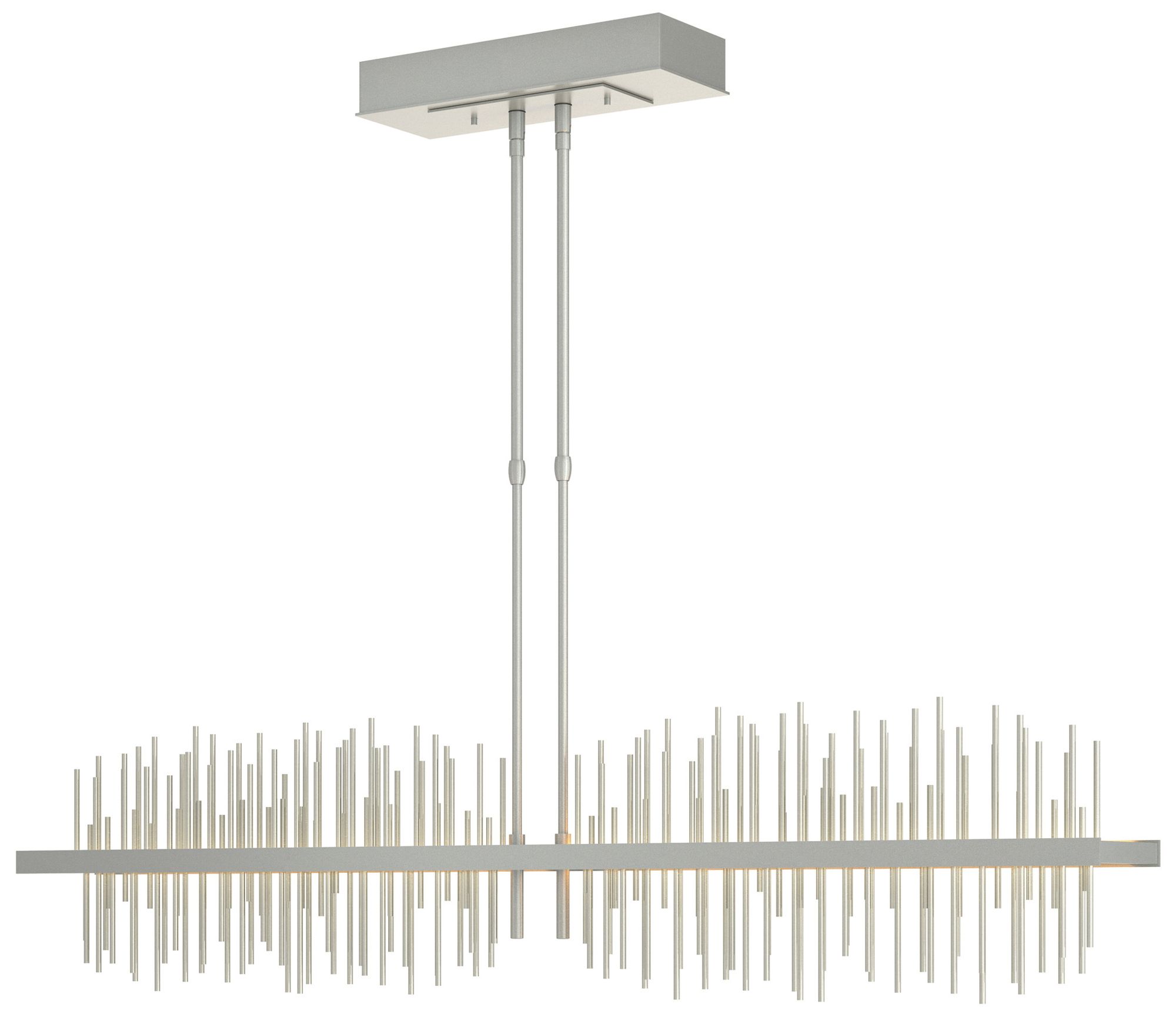 Gossamer 51.9"W Vintage Platinum & Sterlings LED Pendant Made to Order
