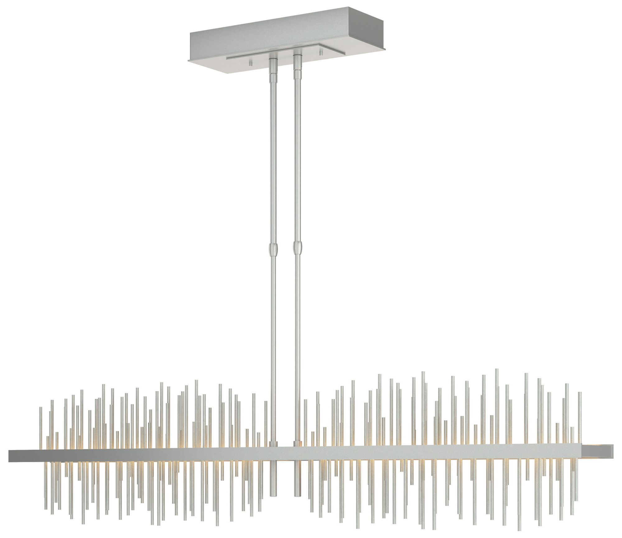 Gossamer 51.9" Wide Large Vintage Platinum LED Pendant - Made to Order