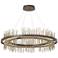 Gossamer Circular LED Pendant - Bronze - Gold