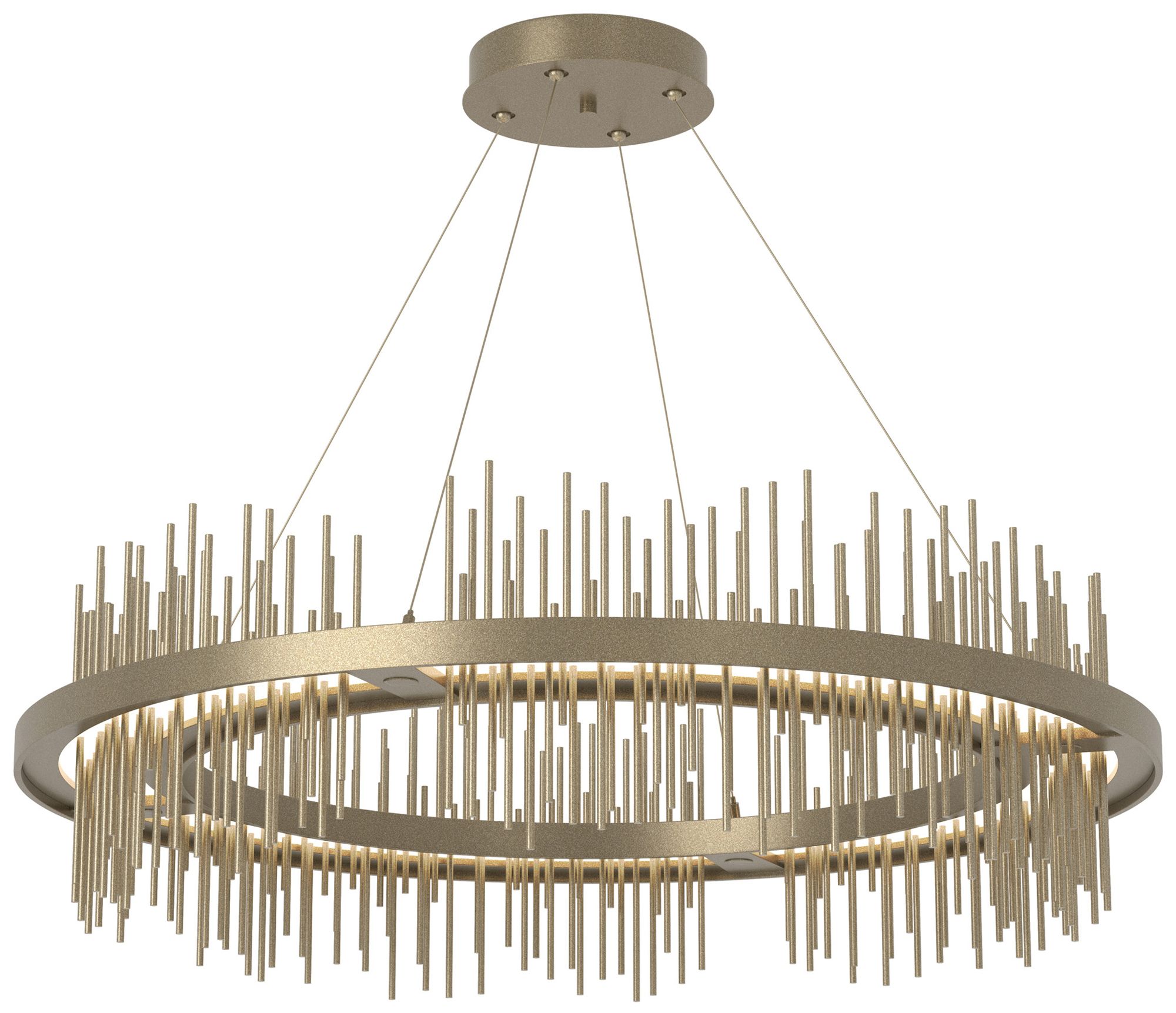 Gossamer Circular LED Pendant - Gold - Gold - Made to Order