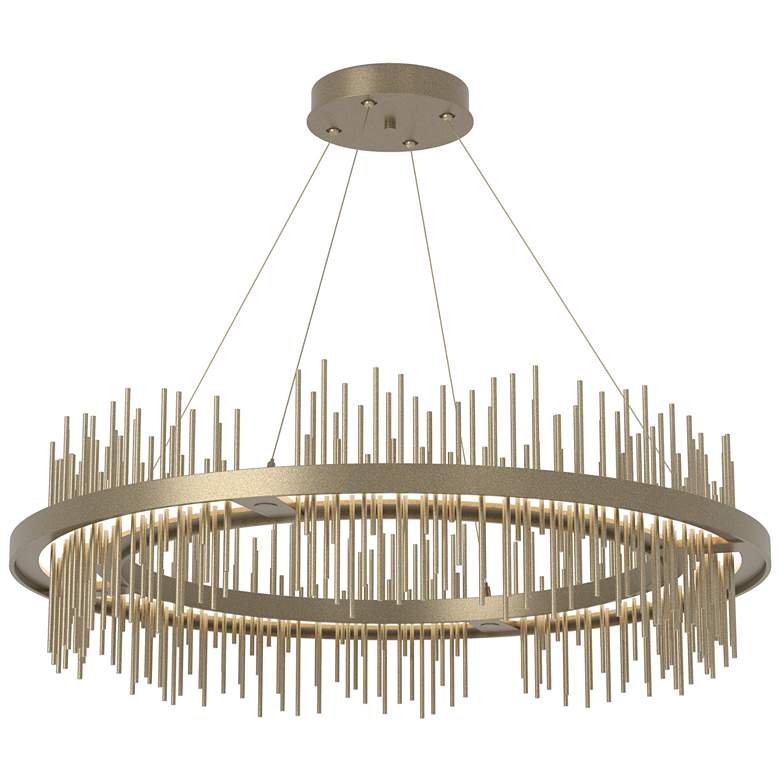 Image 1 Gossamer Circular LED Pendant - Gold - Gold