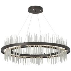 Gossamer Circular LED Pendant - Oil Rubbed Bronze - Platinum