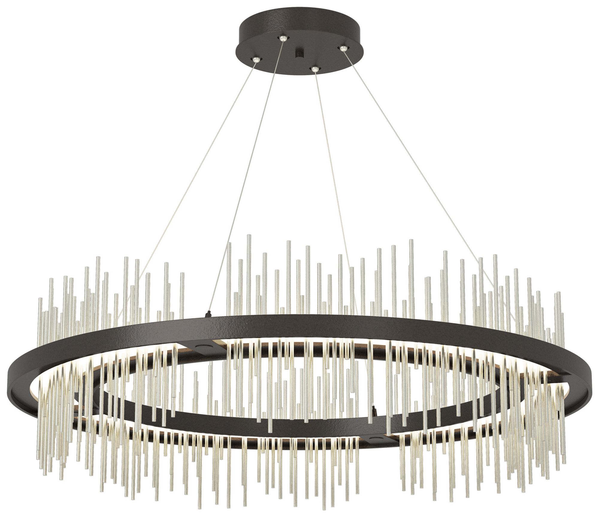 Gossamer Circular LED Pendant - Oil Rubbed Bronze - Sterling Made to Order