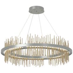 Gossamer Circular LED Pendant - Platinum - Gold