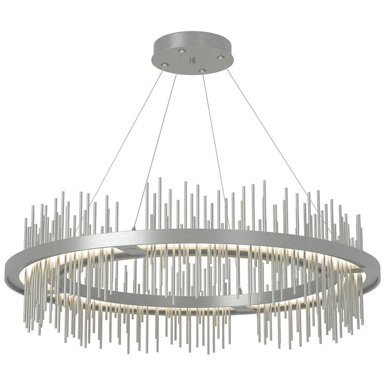 Image 1 Gossamer Circular LED Pendant - Platinum - Platinum
