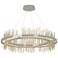 Gossamer Circular LED Pendant - Sterling - Gold