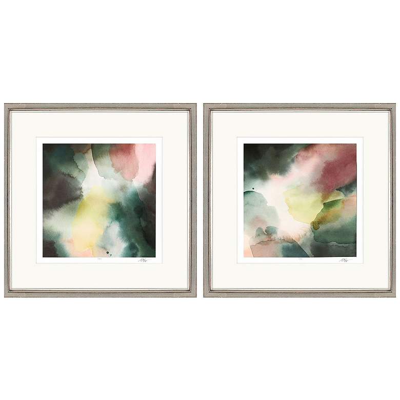 Image 1 Gossamer Layers 21"W x 21"H Framed Art Set of 2