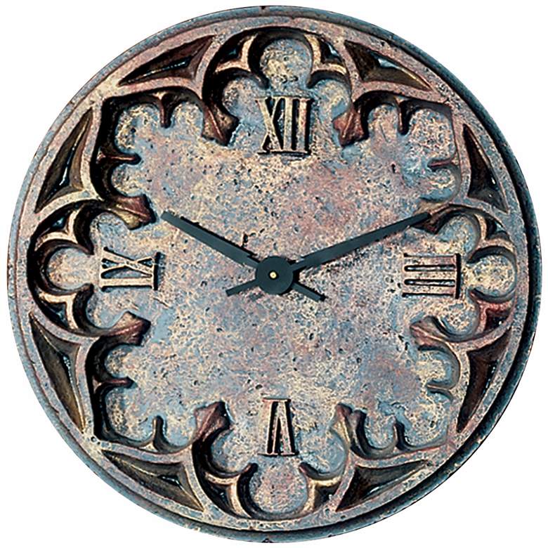 Image 1 Gothic 22 inch Wide Battery Powered Wall Clock