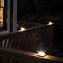 Watch A Video About the Gothic Black and White LED Outdoor Solar Lights Set of 2