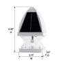 Watch A Video About the Gothic Black and White LED Outdoor Solar Lights Set of 2