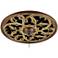 Gothic Arch 24" Wide Bronze Finish Ceiling Medallion