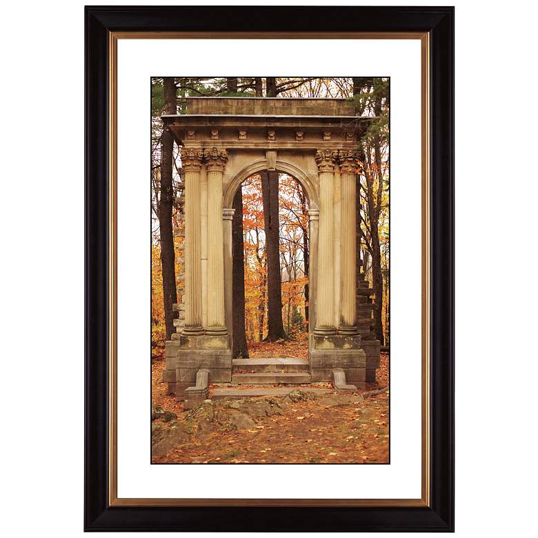 Image 1 Gothic Arch in Autumn Giclee 41 3/8 inch High Wall Art