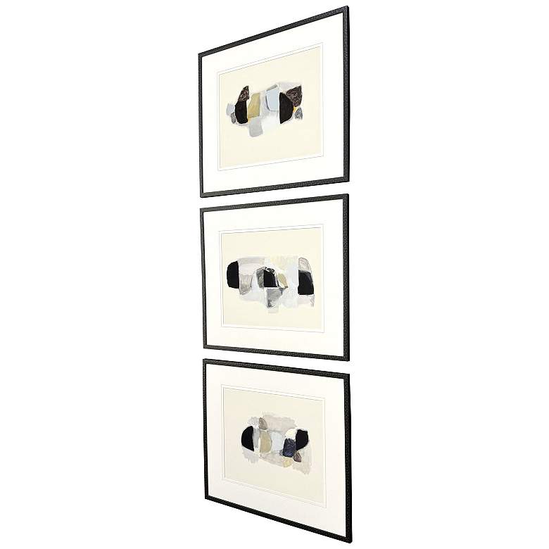 Image 3 Goudy Sans 29"W x 25"H Framed Art - Set of 3 more views