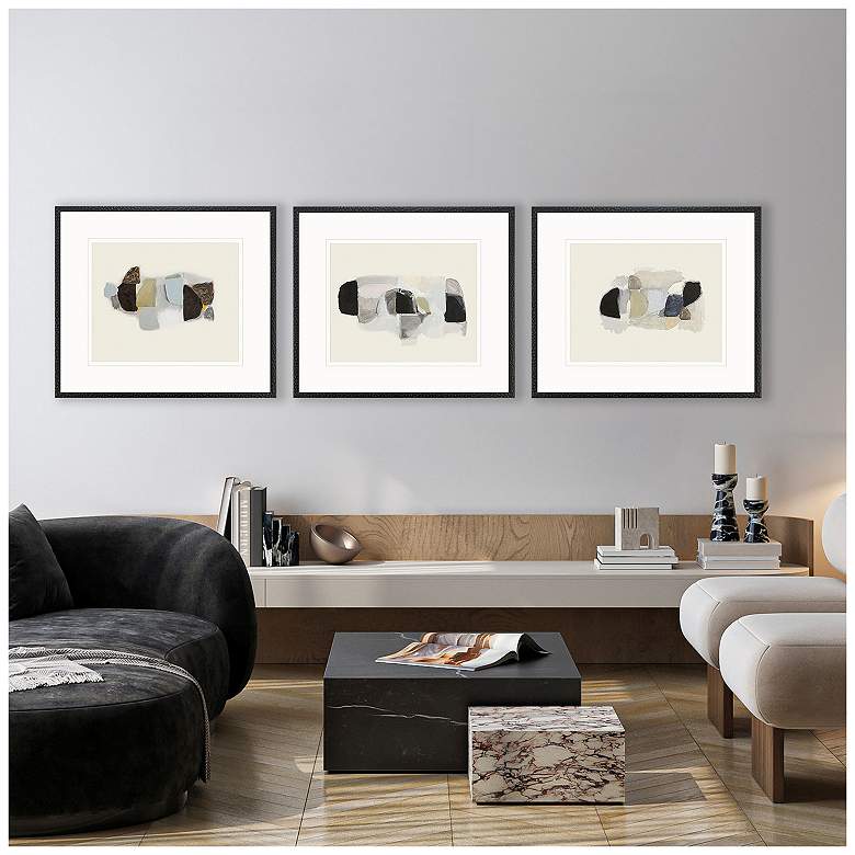 Image 5 Goudy Sans 29"W x 25"H Framed Art - Set of 3 more views