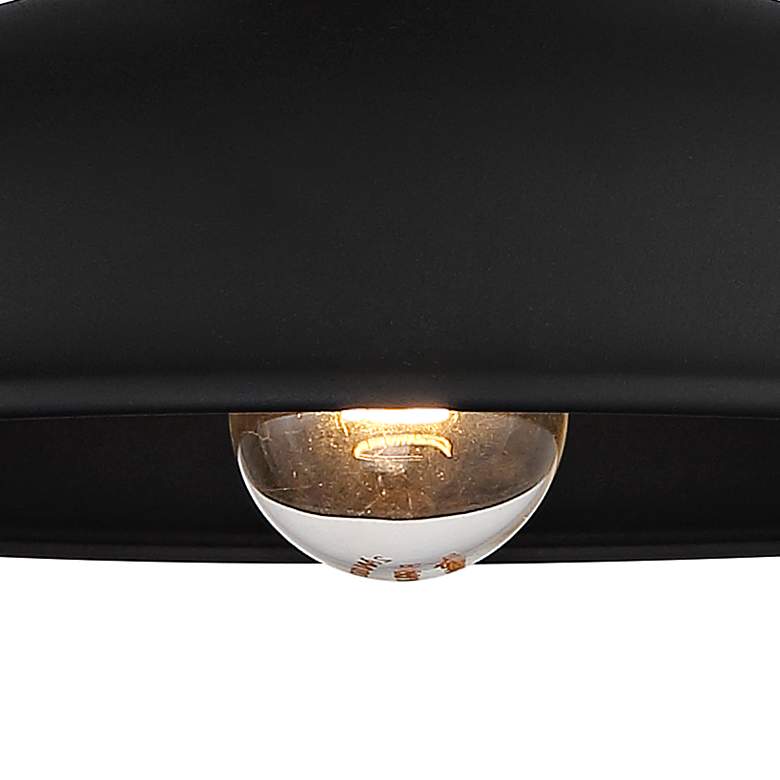 Image 4 Gough 12 1/2" High Black Motion Sensor Outdoor Wall Lights Set of 2 more views
