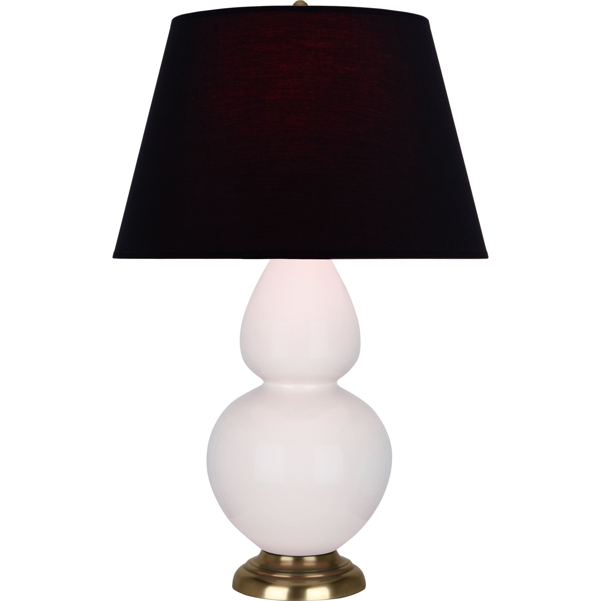 Image 2 Gourd 31"H Rose Water Glazed Brass Table Lamp w/Black Red Made to Order more views