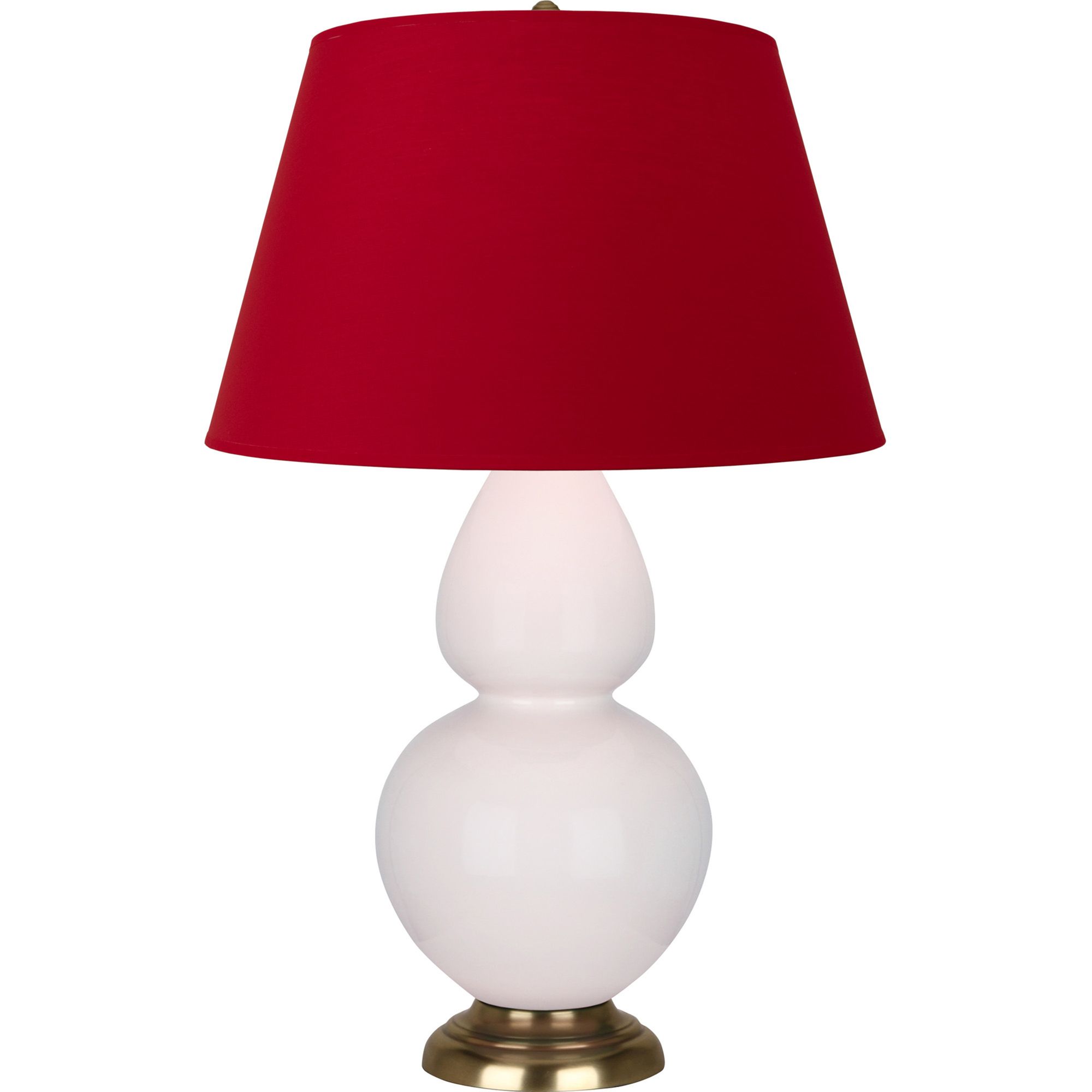 Image 2 Gourd 31"H Rose Water Glazed Brass Table Lamp w/Red Black Made to Order more views
