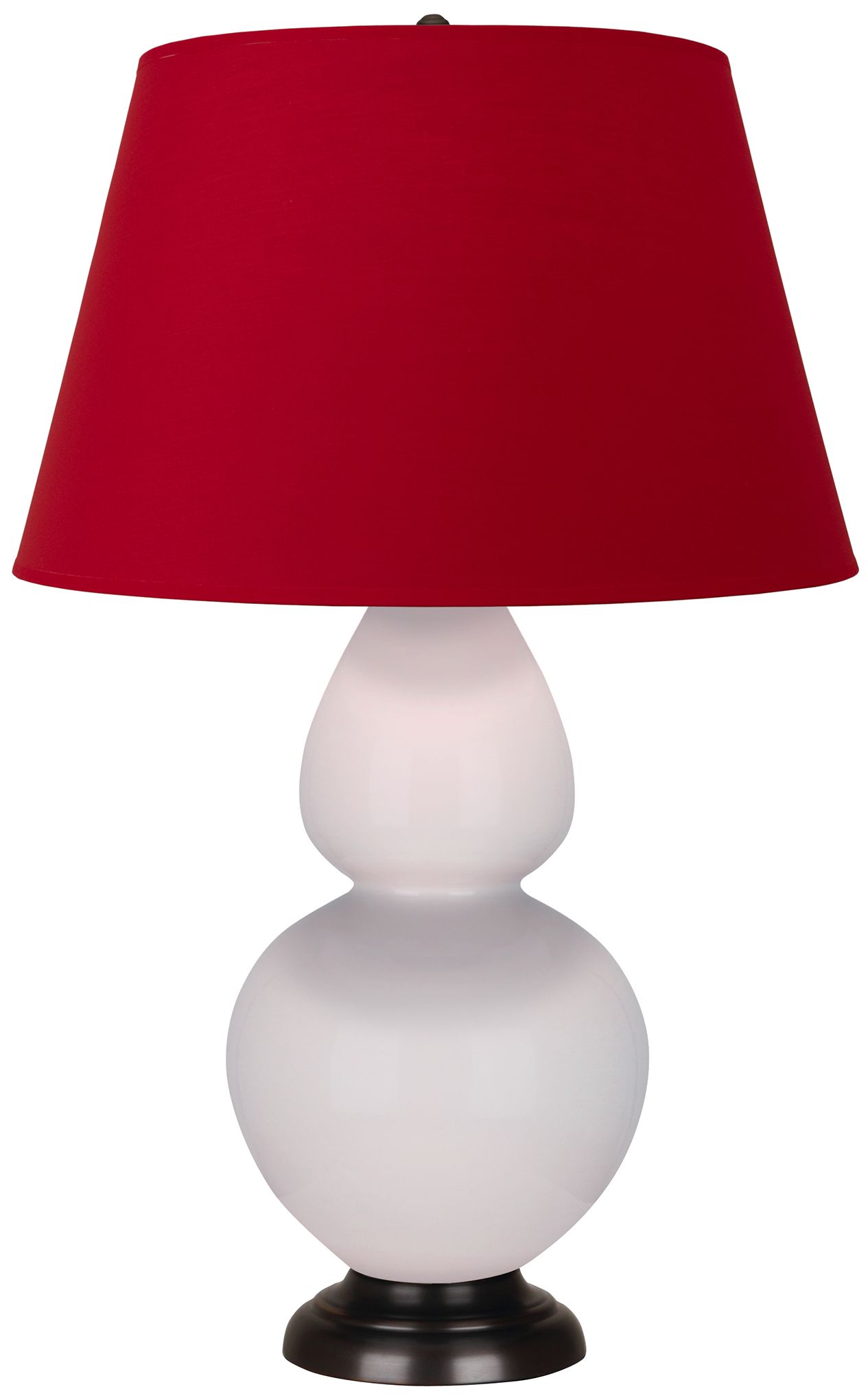 Gourd 31"H Rose Water Glazed Bronze Table Lamp w/Red Black Made to Ord