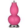 Gourd Lamp - 2 Outlets and USB in Blossom Pink