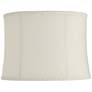 Gouvy White Softback Drum Lamp Shade 13x14x10 (Washer)