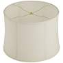 Gouvy White Softback Drum Lamp Shade 13x14x10 (Washer)