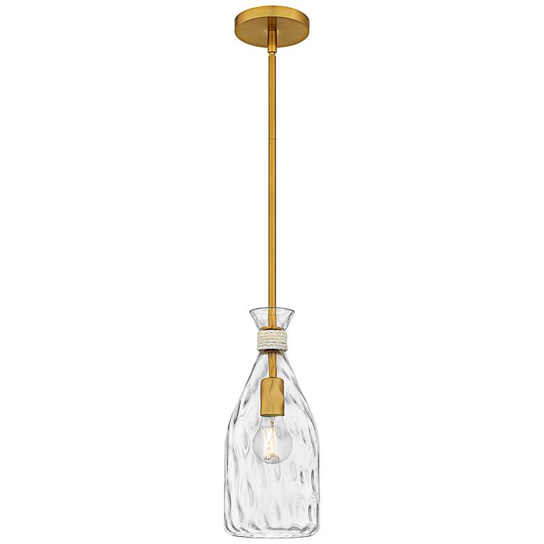 Image 1 Govada 1-Light Brushed Gold Mini Pendant