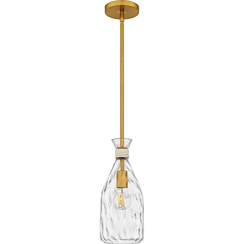 Image 2 Govada 1-Light Brushed Gold Mini Pendant more views