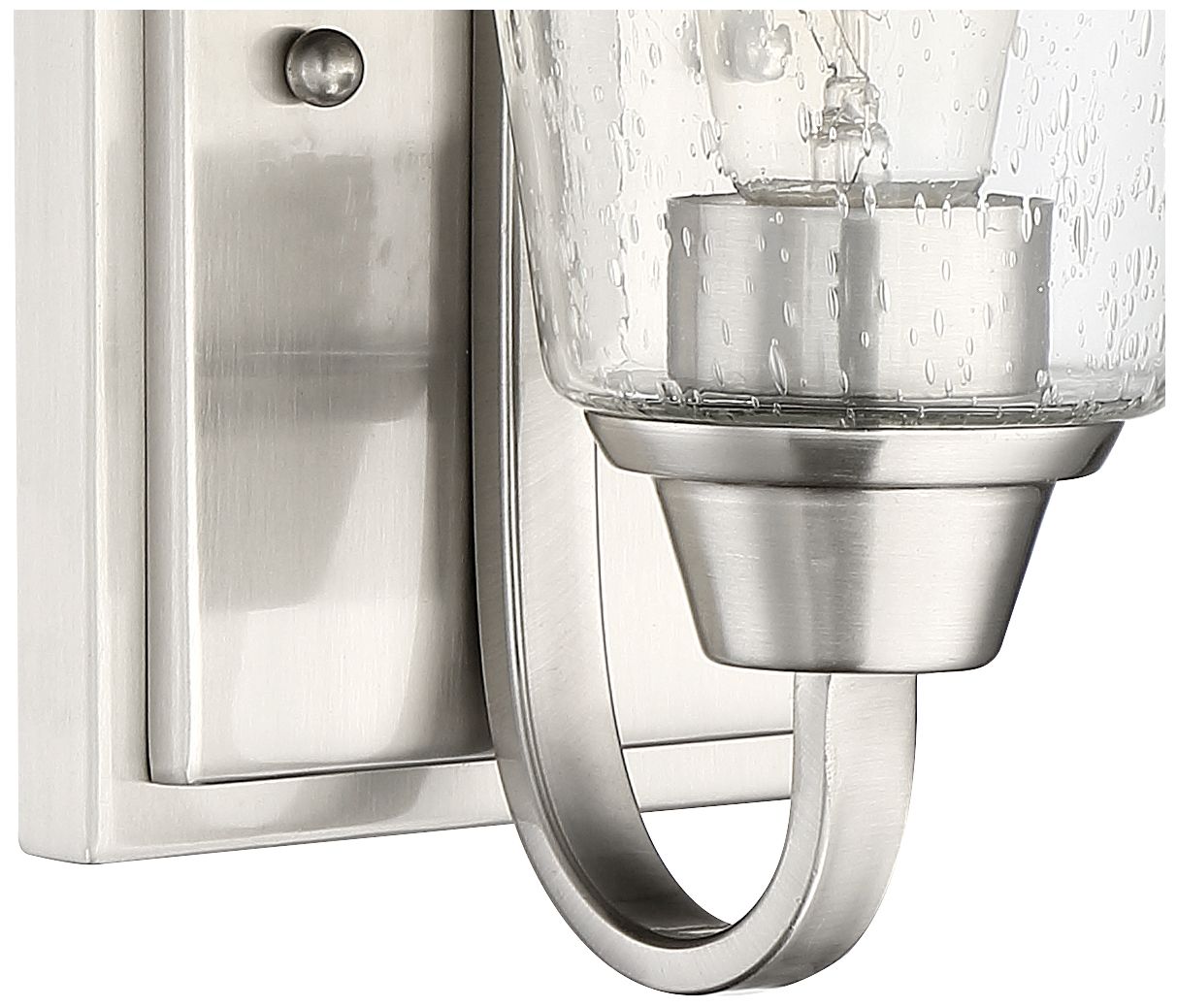 Image 2 Grace 1 Light Wall Sconce in Brushed Polished Nickel more views