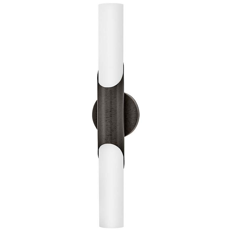 Image 1 Grace 22 3/4" High Textured Black Oxide ADA LED Wall Sconce