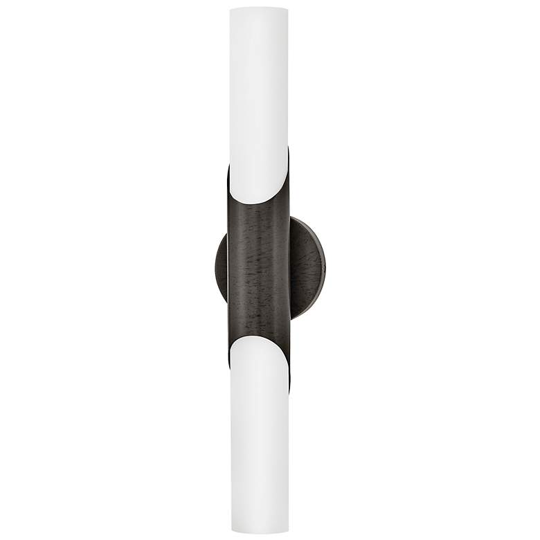 Image 2 Grace 22 3/4" High Textured Black Oxide ADA LED Wall Sconce more views