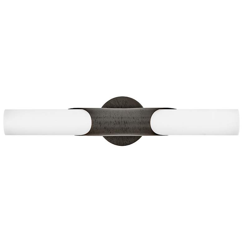 Image 5 Grace 22 3/4" High Textured Black Oxide ADA LED Wall Sconce more views