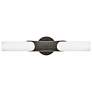 5_Grace 22 3/4" High Textured Black Oxide ADA LED Wall Sconce more views