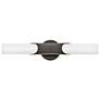 6_Grace 22 3/4" High Textured Black Oxide ADA LED Wall Sconce more views