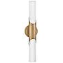 1_Grace 22 3/4" High Textured Heritage Brass LED Wall Sconce