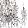 Grace 30" Wide Chrome and Crystal 12-Light Chandelier