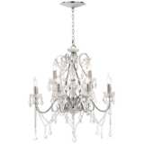 Grace 30&quot; Wide Crystal 12-Light Chandelier with LED Canopy